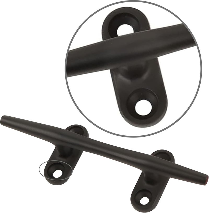 Laorde Boat Cleat 4 inch 5 inch 6 inch 8 inch 10 inch Open Base 316 Stainless Steel Dock Cleat Marine Grade Rope Cleat with Fasteners for Kayaks, Nautical Decor - Image 2